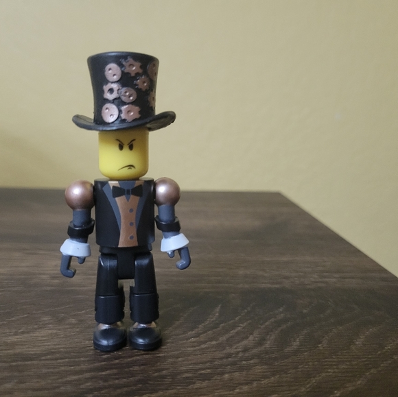 2/$10 Roblox Character Toy 3 Inch Black Suit Hat - Picture 3 of 8